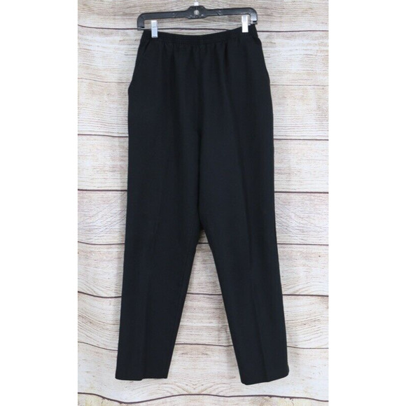 VINTAGE Levis Bend Over Womens Size 14 High Rise Pull On Pants Black - Picture 1 of 8